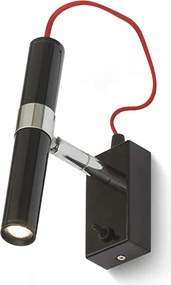 RENDL VIPER WL fekete króm 230V LED 3W 60° 3000K