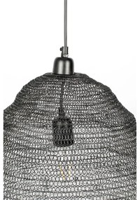 Lena fekete függőlámpa, ø 48 cm - White Label