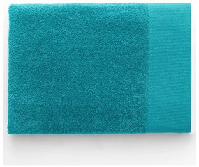 Türkiz frottír pamut fürdőlepedő 70x140 cm Amari – Restilo