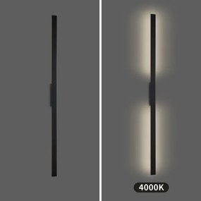 Brilagi - LUNA kültéri fali LED lámpatest 30W/230V 4000K IP65 150 cm fekete CRI 90