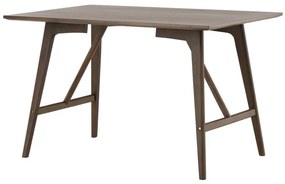 Asztal Dallas 3874Sötét barna, 75x80x120cm, Közepes sűrűségű farostlemez, Fa
