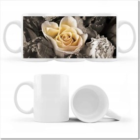 Tearózsa fényképes bögre