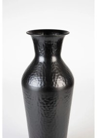 Fekete acél magas váza (magasság 49 cm) Dunja – White Label