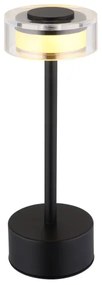 Globo 21026S - LED Dimmelhető asztali lámpa SHIRA LED/2,5W/3,7V 2700/4000/6500K fekete