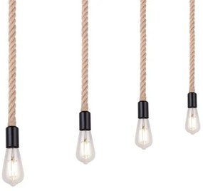 Globo 69029-4H - Csillár zsinóron ULLEU 4xE27/60W/230V