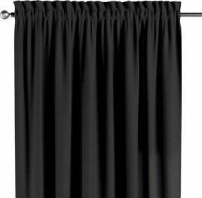 Dekoria Csatornafüggöny frufruval 1 db 130x260cm fekete