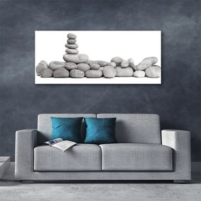 Üvegkép falra kövek Art 125x50 cm