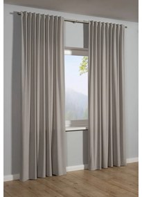 Szürke függöny 135x245 cm Kord – Sehlbach
