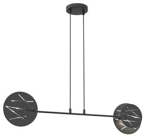 Csillár zsinóron XOTIC 2xE27/15W/230V fekete