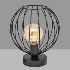 Asztali lámpa MERCURE 1xE27/15W/230V fekete