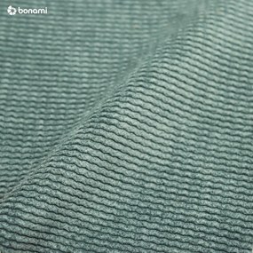 Türkiz kordbársony kinyitható-tárolóhelyes kanapé 215 cm Bjork – Bonami Selection