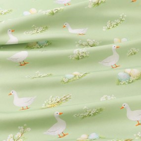 Goldea húsvéti díszpárnahuzat - libák és húsvéti tojások 45 x 45 cm