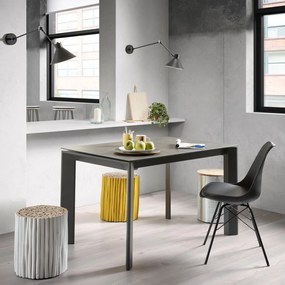 Filippo fehér teakfa tárolóasztal, ⌀ 35 cm - Kave Home