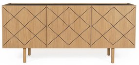 Porto Ramalade komód tölgyfa dekorral - Woodman