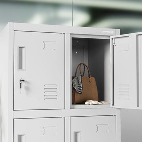 Dupla BHP szociális szekrény szürke: ROBERT 2 Plus