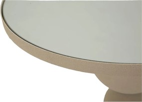 Kerek tárolóasztal üveg asztallappal ø 40,5 cm Dune – Mauro Ferretti