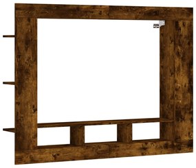 füstös tölgy színű szerelt fa TV-szekrény 152x22x113 cm