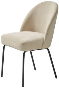 Unique Furniture CRESTON Étkezőszék bézs bársony 34680000
