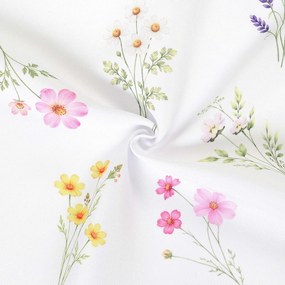 Goldea teflon szövet terítőknek - virágoskert 160 cm