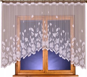 Mg Függöny jacquard 4046 Fehér 350x135 kész szalaggal