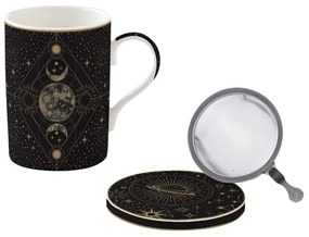 Porcelán teás bögre szűrővel Coffee Mania Celestial
