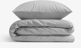 Goldea pamut ágyneműhuzat garnitúra - szürke 140 x 200 és 70 x 90 cm