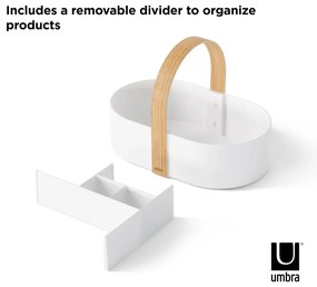 Fehér fürdőszobai rendszerező Bellwood – Umbra