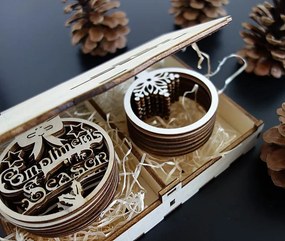 Fa karácsonyi díszek, 1 darab 12 darab