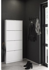 Fehér billenő ajtós cipőtartó Shoes – Tvilum