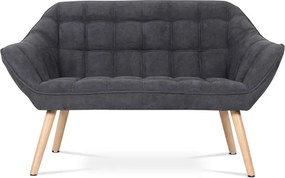 Dvoumístná pohovka, šedá, látka, AK-322 GREY2