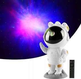 Astronaut Galaxy Star projektor Igb csillag alakú éjjeli lámpával -T815