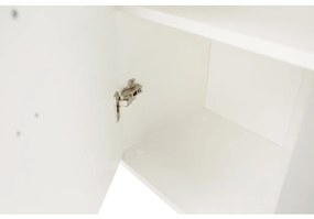 Nappali bútor, fehér/szürke, GENTA