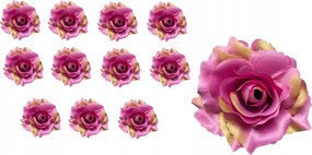 12x Mesterséges rózsa termék Sonia csomó fej bimbó mesterséges virágok rózsák