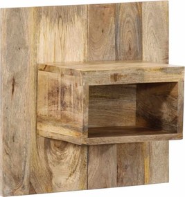 vidaXL Éjjeli szekrény 50x27x50 cm tömör durva fa mangó