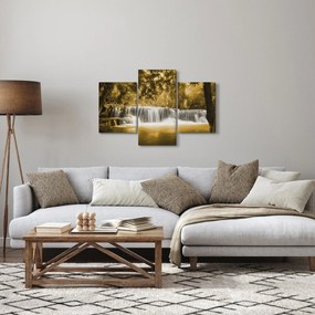 Kép - Vízesés, vintage (90x60 cm)