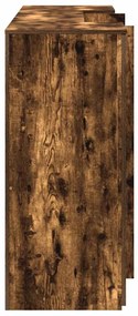 recepciós pult füstös tölgy 200x50x103,5 cm szerelt fa