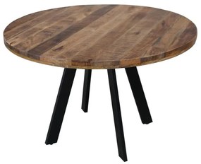 Kerek étkezőasztal Thunder 120 cm mangófa