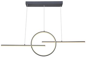 Globo 67121-50G - LED Szabályozható csillár zsinóron BARRAL LED/50W/230V + távirányító