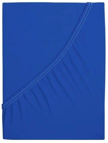 Jersey lepedő kiságyba EXCLUSIVE 60x120 cm királykék
