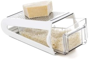 Konyhai acél reszelő kivehető tartállyal