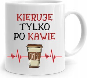 Ajándék Bögre A Vezetőnek Csak Kávé Után, fényképes nyomattal