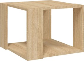vidaXL sonoma tölgy színű szerelt fa dohányzóasztal 40 x 40 x 30 cm