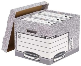 Fellowes Bankers Box Fast Fold archiváló konténer - 10 db, szürke