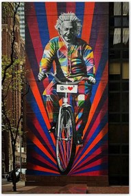 Poszterek 80x120 Albert Einstein Graffiti