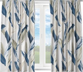 Kész Függöny Rövid Béka Szalag 140X160 Függöny Konyha Levelek 052