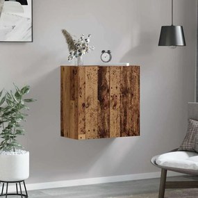 Fali Szekrény Falra szerelhető Régi fa 60 x 31 x 60 cm Faanyag