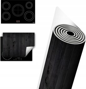 Vinil Indukciós Védelem Asztallap 80x52 fekete fa