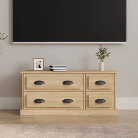Sonoma tölgyszínű szerelt fa TV-szekrény 100x35,5x45 cm