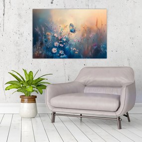 Kép - Rét pillangóval (90x60 cm)