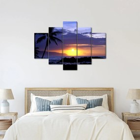 A naplemente képe a tenger felett (150x105 cm)